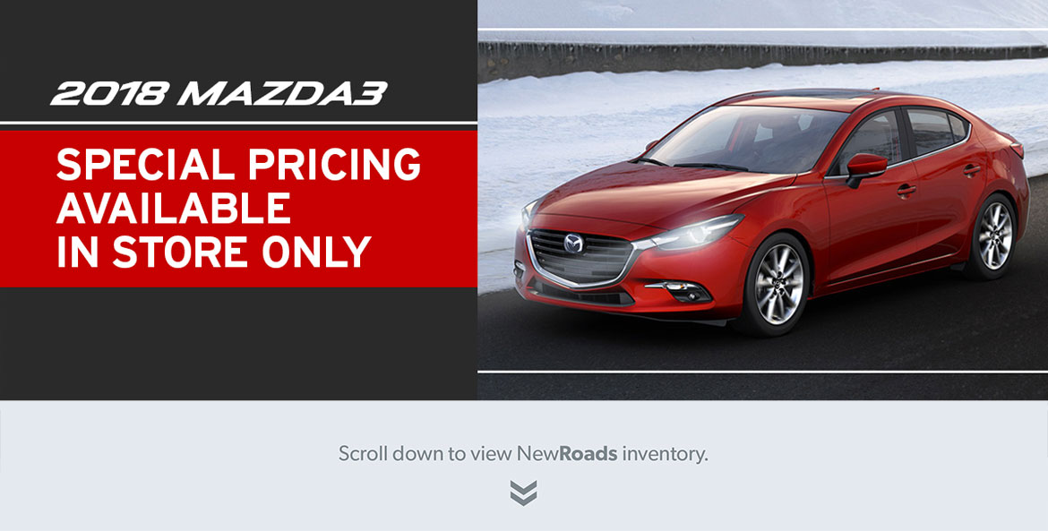 2018 Mazda3 pricing