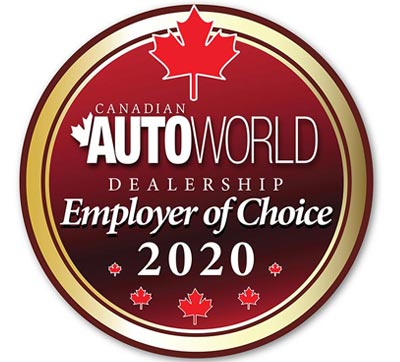 Autoworld Dealership Employer of Choice Award